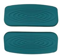 1 Pair Kitchen Silicone Side Handle Grips, Comfortable Silicone Pot Holder Cover， Heat Retardant Pot Side Handle Covers, Practical Holder Heat Protector for Cast Iron Cookware and Daily Cooking
