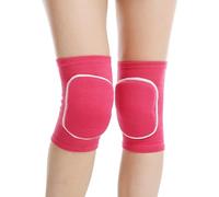 1 Pair Knee Pads for Kids, Volleyball Knee Pads for Dancers, Soft Breathable Knee Support Kids Knee Brace for Men Women Kids Dance Volleyball Football Yoga Tennis Cycling Jogging (Rose Red L)