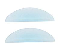 1 Pair Lash Perm Pads, Silicone Eyelash Perming Curler with Storage Box, Reusable Lower Eyelash Pads Lifting Rods for Home or Salon Lash Perming Tool (M)