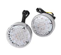 1 Pair LED Amber For Ha&rley For Davidson For Triumph Chopper Bobber Motorcycle Turn Signal Indicator Light Universal Scooter Lamp Indicators Lamps