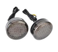 1 Pair LED Amber For Ha&rley For Davidson For Triumph Chopper Bobber Motorcycle Turn Signal Indicator Light Universal Scooter Lamp Indicators Lamps