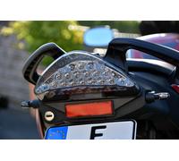 1 Pair LED Turn Signal Micro Blinkers Tiny Black E Approved For Rear