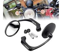 1 Pair Left Right Rearview Mirror Retro Round For MONKEY Z125 REBEL CMX 250 300 400 500 1100 CB1100 VT 700 1300 1800