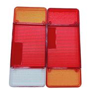 1 Pair Left Right Red Rear Tail Light Lamp Lens Fog Reverse Compatible with Iveco Daily Citroen Fiat Ducato Eurocargo I,II & III BP90-101/102