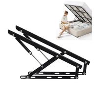 1 Pair Lifting Bed Mechanism,Bed Lift Support, Hydraulic Rod Storage Bed Divider Mechanism Bed Frame Hardware Ideal For Lifting Mattresses,Boards Or Bed Frames For Sofas And Beds, Bed Storage Lift Kit