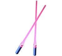 1 Pair Light Up Chopsticks,Reusable Sushi LED Lightup Chop Sticks,for Birthday Carnival Party Holiday Halloween Party Supplies (Pink)