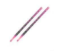 1 Pair Luminous Drumsticks for Night Light Performance, 5A Glow-in-the-Dark Drum, Polymer Percussion Instrument Accessories for Sta(PINK)