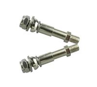 1 Pair M8 Rearview Mirror Conversion Screw Adapter For Compatible Motorcycle Bikes