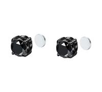 1 Pair Magnetic Stud Earrings, Non-Piercing Clip On, 8mm Earrings Stainless Steel Studs for Women Men Girls Boys