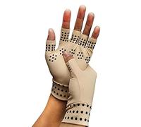 1 Pair Magnetic Tingerless Gloves Arthritis Gloves Rheumatoid Compression Hand Pain Relief Gloves For Carpal Tunnel, Compression Glove For Swelling, ( Color : Flesh-colored , Gloves Size : One Size )