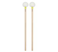 1 Pair Maples Wood Handle Drumsticks With Soft Felt Head Percussion Band Stick Drum Timpani Hammer Percussion Band Stick Hammer