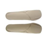 1 Pair Microfiber Leather Car Front Seat Center Console Cover Armrest Cover Replacement Beige for Honda CRV 2007-2009 Arm Rest Cover