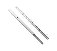 1 Pair Mini 17mm Wide Drawer Slide Ball Guide Two-Section Drawer Runner Ball Guide Steel Rails Furniture Hardware Fittings (310mm 13in)