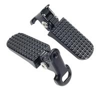 1 Pair Mini Bike Foot Pegs,Bike Rear Pedals Aluminium Alloy Non Slip Bicycle Pegs Quick Release Foot Plates Pedals for Mountain Cycle and Folding Bicycle(Color:Black)