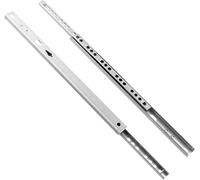 1 Pair Mini Full-Extension Drawer Slides,17mm Wide Two-Section Drawer Runner Ball Guide Drawer Repair Kit(450mm 18in)(310mm 13in)