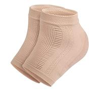 1 Pair Moisturizing Soft-Gel Heel Socks Breathable-Open Toe Socks for Dry Cracked Skin Hydrating-Day and Night Care Skin