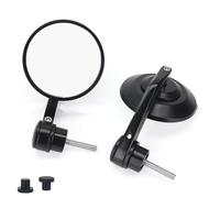 1 Pair Motorbike Mirrors Motorcycle Bar End Mirrors For For Z900RS Cafe 2018-2024 Handlebar Rear View Side Mirror Provides A Clear Glass Rear View Folding
