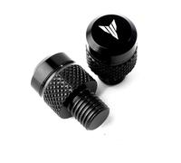 1 Pair Motorcycle Accessories CNC Mirror Hole Plug Bolts Cover Screws Caps Compatible with Yamaha MT 07 09 03 10(Mt-black Anti)