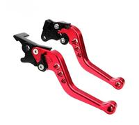 1 Pair Motorcycle Brake Handle CNC Clutch Drum Brake Lever Handle Universal Fit Compatible With Motorcycle Models Vehicle Models Works With Fits For Use With Replacement For Part Number(Red)