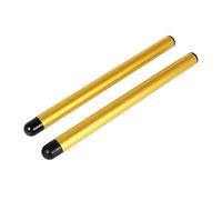 1 Pair Motorcycle CNC Aluminium Universal 22MM Clip On Ons Clipon Replacement Handle Bar Handlebars Tube Motorcycle Mid Handlebars(Gold)