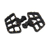 1 Pair Motorcycle Foot Pegs Aluminium Non-Slip Wide Rests Pedals Rotatable Rear Footpegs For Harley Pan America 1250S 1250