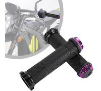1 Pair Motorcycle Handlebar Grips, Motorbike Grips Hand Grips for Electric Dirt Bike Surron Light Bee S/X Segway X160/X260 Talaria Sting X3/MX3/MX4 Purple
