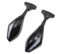 1 Pair Motorcycle Racing Rearview Mirrors Turn Signal Light For GSX250R GSXR125 GSXR150 GSXR600/750 GSX1300R