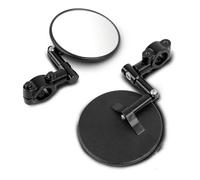 1 Pair Motorcycle Rear Mirror CNC Bar End Side Mirror For 22-23mm Handlebar Diameter With M8 Bolt For