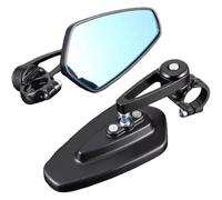 1 Pair Motorcycle Rear View Mirrors for Yamaha XSR 900 2016-2019 XSR 700 2018-2019, 7/8" Aluminum Bar End Rearview Mirrors, Scooter Side Mirror, Tint Anti Glare Glass,Black