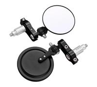 1 Pair Motorcycle Rear View Side Mirror For Suzuki GSX650F GSX1400 For Hayabusa GSXR1300 Glass Lens Replacement Parts(Black)