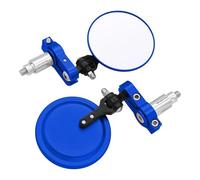 1 Pair Motorcycle Rear View Side Mirror For Suzuki GSX650F GSX1400 For Hayabusa GSXR1300 Glass Lens Replacement Parts(Blue)