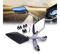 1 Pair Motorcycle RearView Mirror Handlebar Side Mirrors 8 10mm For ZX9R ZXR400 ZZR600 ZX10R ZX12R ZX6R ZX14R Z1000SX