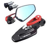 1 Pair Motorcycle Rearview Mirrors Universal Scooter Bar End Handlebar Mirror For KA&WASAKI Z650 Z 650 Motorbike Accessories Motorcycle Rear View Rearview Mirrors