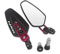 1 Pair Motorcycle Rearview Mirrors Universal Scooter Bar Handlebar Mirror For YAMAHA NMAX N MAX N-MAX 155 250 400 125