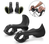 1 Pair Mountain Bike Handlebar Ends 22.2mm Bicycle Bar Ends Handle Bar Grips Ergonomic Design Cycling Road MTB Accessories