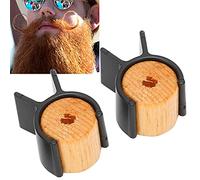 1 Pair Mustache Curler, Mustache Styling Template, Handlebar Mustache Training Wheels, Beard Shaper Tool Portable Mustache Styling Template Shaping Tool