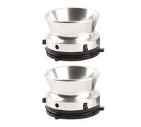 1 Pair Nab Hub Adapters Reel to Reel Tape Aluminum Alloy for Teac Aluminum Alloy, Abs Opener Opening Tool Aluminum Alloy Material Aluminium Alloy Hub Socket Adaptors 10.5