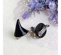 1 Pair New Stereo Devil Horn Ear Clip Halloween Cosplay Hair Clip Hairpin