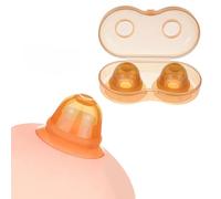 1 Pair Nipple Suckers for Pressure, Nipple Toys for Women, Soft Silicone Nipple Corrector Nipple Sucker Suction Breast Stimulator Sex Toys for Woman Man (Cute Nipple Sucker Women Sex Toys)