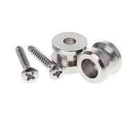 1 Pair Non-Slip Guitar Strap Locking Knob Buckle Base