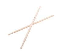 1 Pair Oak Drumsticks Durable Percussion Tool for Drumming Smooth Surface Comfortable Grip for All Drum Types of Wooden Mallets