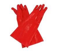 1 Pair Of 18 Inch Flexible PVC Gauntlet Safety Gloves PVC Formulation Resistant to most chemicals keeping the hands cool and comfortable