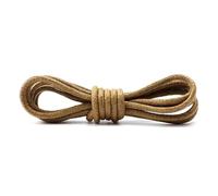1 Pair of 2.5 mm, Round Leather Shoelaces, Waterproof Shoelaces, Suitable for Men and Women Boots and Casual Shoes,120cm