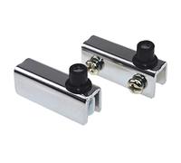 1 Pair of Alloy Hinges, Rusty, Suitable for Glass Doors, Wardrobes, TV Cabinets, Bookcases