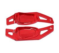 1 Pair of Aluminum Alloy Car Steering Wheel Shift Paddle Shifter for A5 S3 S5 S6 SQ5 RS3 RS6 RS7(Red) b9 s5 paddle shifter extensions 8s frontgrill