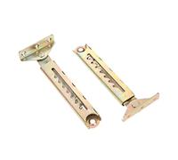 1 Pair of Angle Desk Lifting Rods, 10 Gear Adjustable Angle Hinges, Cabinet Door Lifting Support Hardware