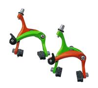 1 Pair of Bicycles Brake Bicycles Brake Set Aluminium Alloy C Shape Brake with Rubber Brake Shoes Brake Calipers Repair Part