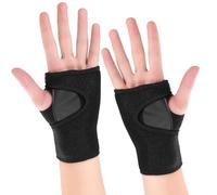 1 Pair of Black Wrist Guards, Sports Protective Gear, Adjustable Wrist Guards, Wrist Fixed Wrist Guards, Wrist Protection Equipment
