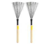 1 Pair Of Colourful Metal Wire Drum Brush Wooden Handle Suit1 for Drummers To Perform Percussion Musica Instruments Tools for Drummer Playing Music Lover(Color5)