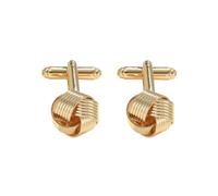 1 Pair Of Cut-Out Twist Cufflinks Men'S French Blazer Shirt Cufflinks